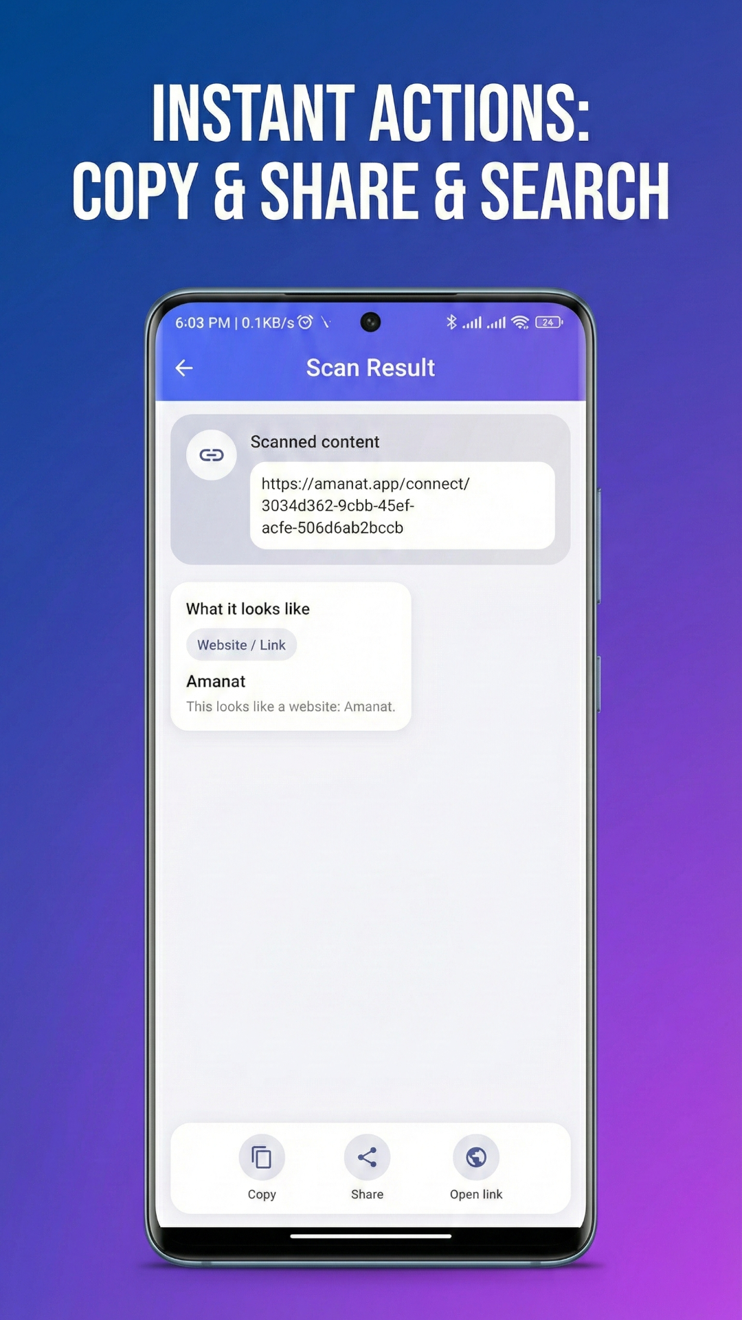 QR Scanner Screenshot 2